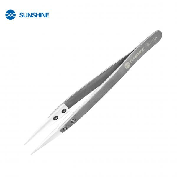 Pinza con Punta de Ceramica SC-11A Sunshine - Recta