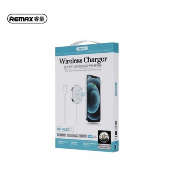 Cargador Casa Inalambrico RP-W33 Remax - Blanco