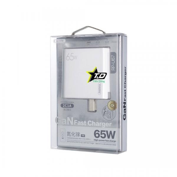 Cargador Cubo Casa RP-U67 Remax - Blanco