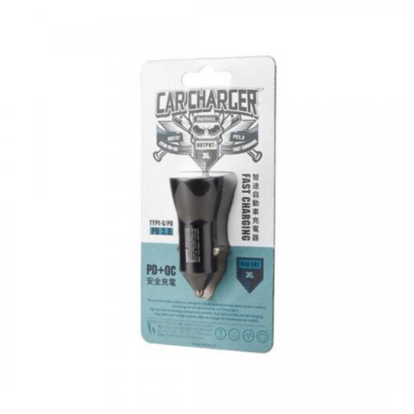 Cargador Cubo Carro RCC107 Serie Salo Remax - Negro