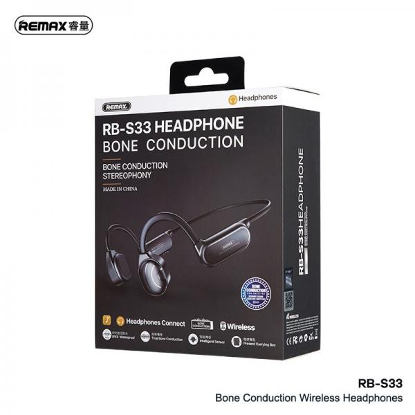 Audifonos Manos Libres Bluetooth RB-S33 Remax - Negro