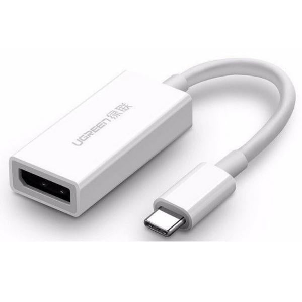 Cable USB Tipo C Macho a Display Port Hembra MM130 40372 Ugreen - Blanco