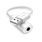 Cable USB Tipo a Macho a 3.5mm Hembra 30712 US206 Ugreen - Blanco