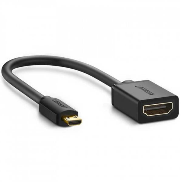 Cable HDMI Tipo D Micro Macho a HDMI Tipo a Hembra 20134 Ugreen - Negro