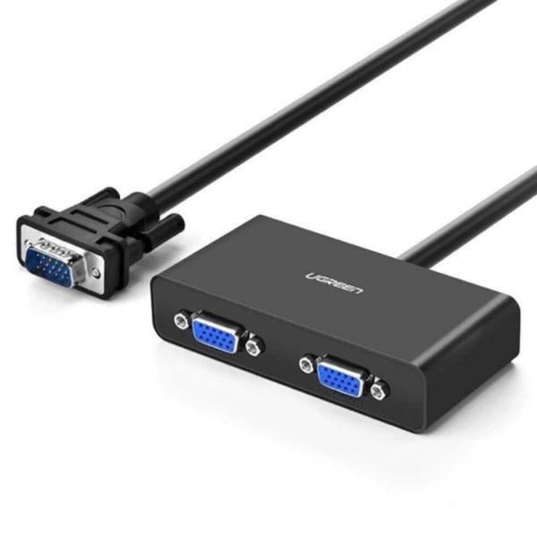 Splitter VGA 1 Macho 2 Hembra 20918 Ugreen - Negro