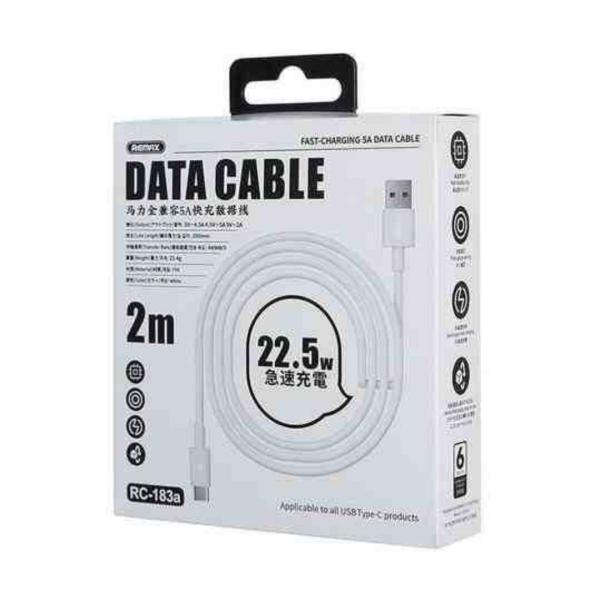 Cable USB Tipo C RC-183A - Blanco