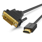 Cable HDMI Tipo a Macho a DVI 24+5 Macho HD106 30116 Ugreen - 1M Negro