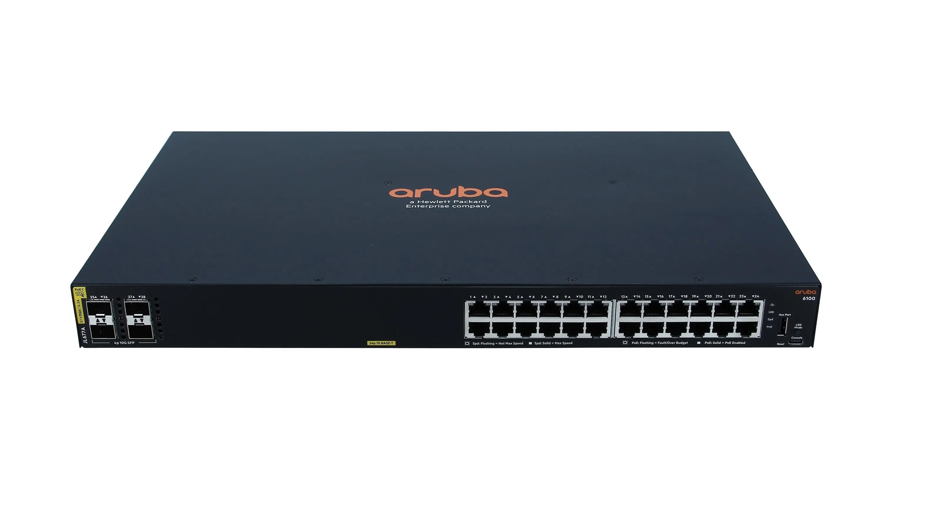 Aruba Network Wired Switch 6100 24 puertos POE Imagen secundaria del producto