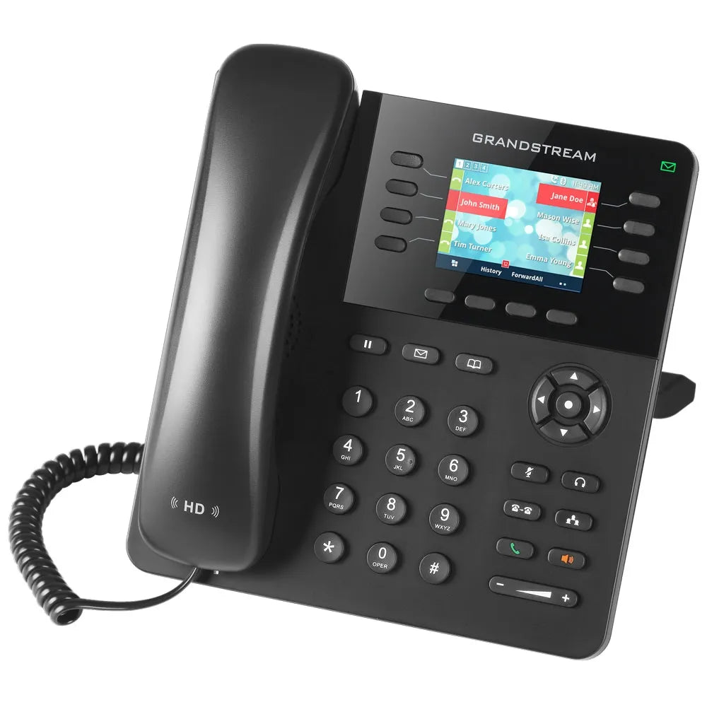 TEL.IP GS 8LINEAS 4SIP POE,GIGA,32BLF BT