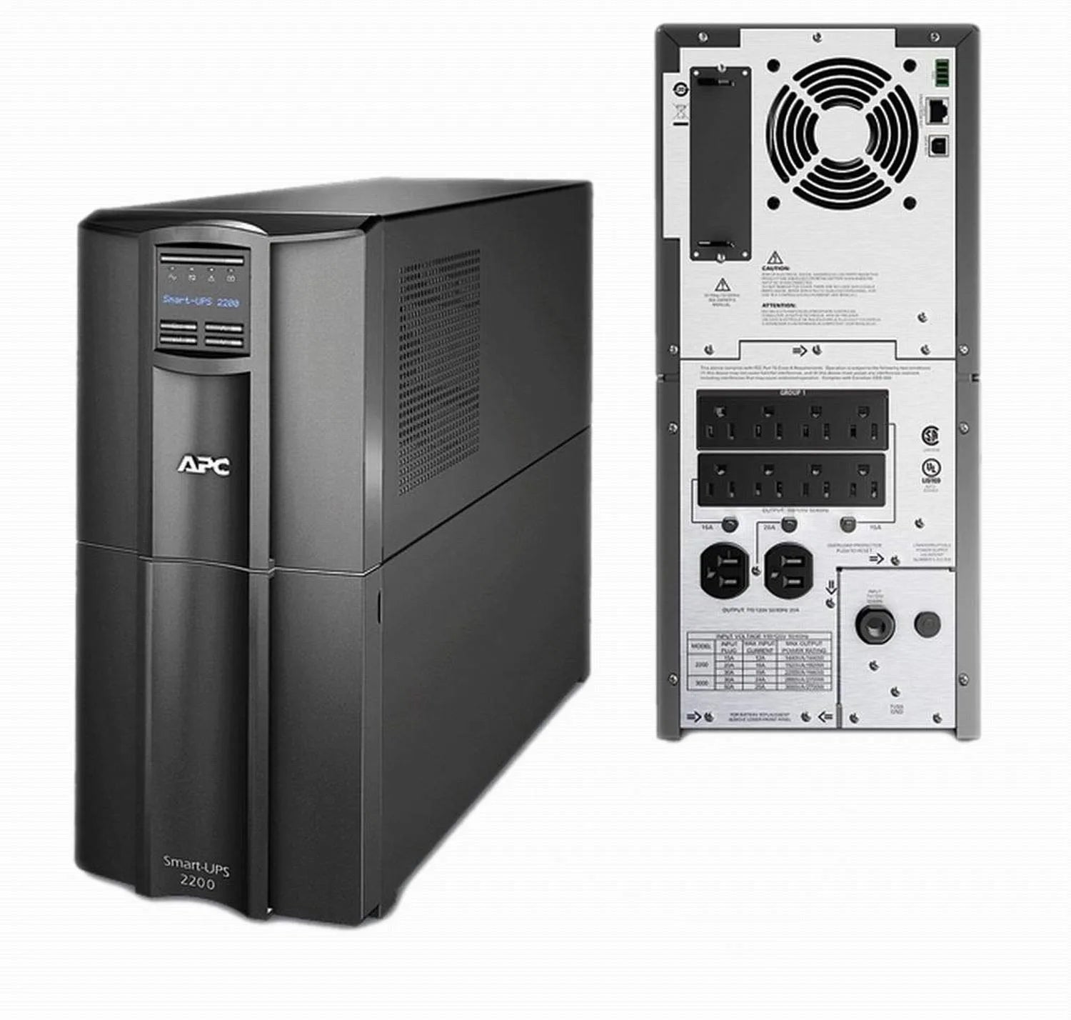 UPS APC Smart-UPS 2200VA LCD 120V sc SMT2200C Imagen secundaria del producto