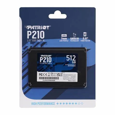 SSD P210 512GB SATA 3 2.5 PATRIOT
