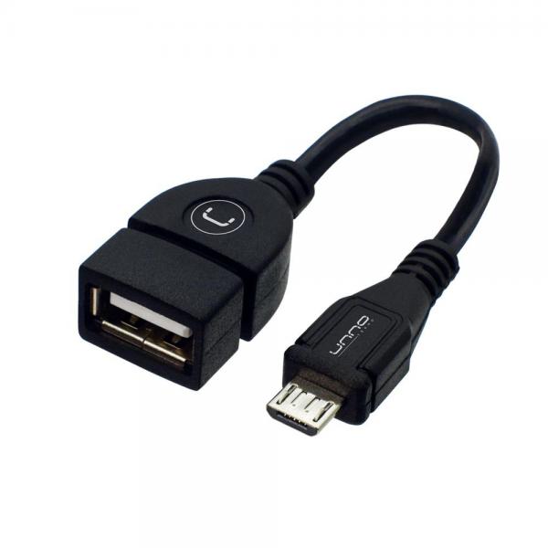 Unno Tekno Adaptador Micro USB OTG AD4201BK Negro Imagen principal del producto