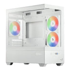 Case Gaming RGB Aerocool P300D DIGI-G-WT-V1 Digi Mini Tower Ventiladores 3 de 120MM con Panel Frontal y Lateral Accs-pn05033.21 - Blanco