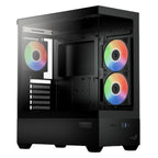 Case Gaming RGB Aerocool P500D DIGI-G-BK-V1 Mid Tower Ventiladores 3 de 120MM con Panel Frontal y Lateral Accm-pn07033.11 - Negro
