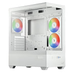 Case Gaming RGB Aerocool P500D DIGI-G-WT-V1 Mid Tower Ventiladores 3 de 120MM con Panel Frontal y Lateral Accm-pn07033.21 - Blanco