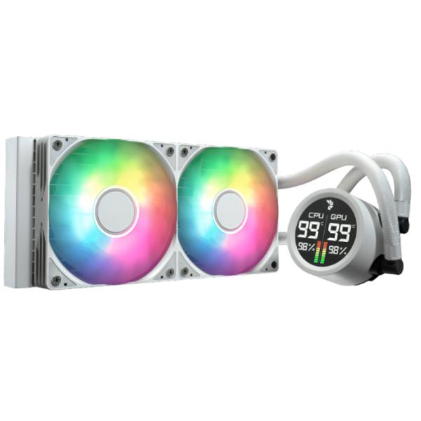 Enfriamiento Liquido Aerocool Abyss L240R Digi Blanco Rgb Aio 240mm Imagen principal del producto
