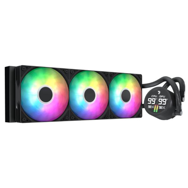 Enfriamiento Liquido RGB Aerocool Abyss L360R Digi Aio 360MM Acla-ad36117.11 - Negro