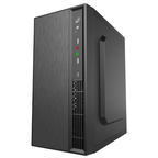 Case Nova Cm06h1ra001c Mini Tower Ventiladores 1 de 120MM y 80MM Sin Fuente de Poder - Negro