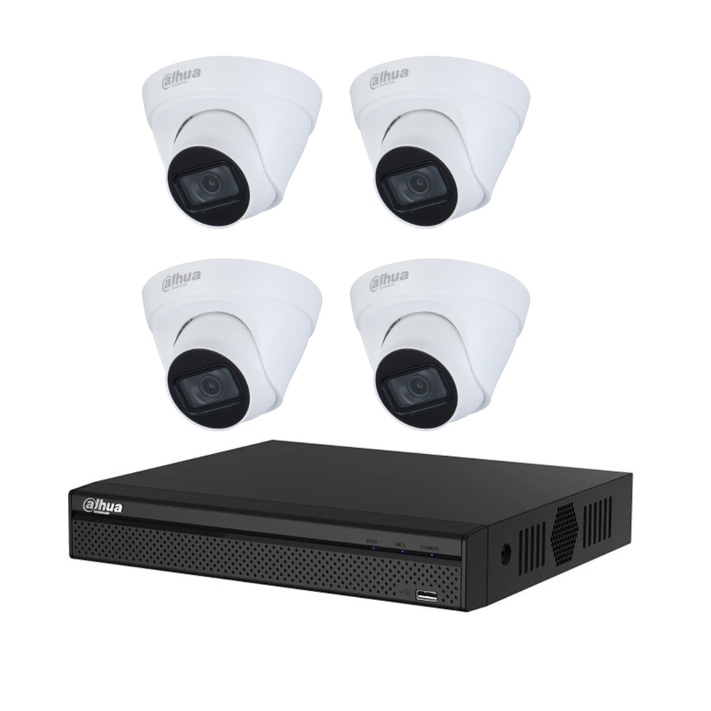 Dahua Kit Camaras 4Ch NVR Seguridad DH-KIT/NVR1104HS-P-S3