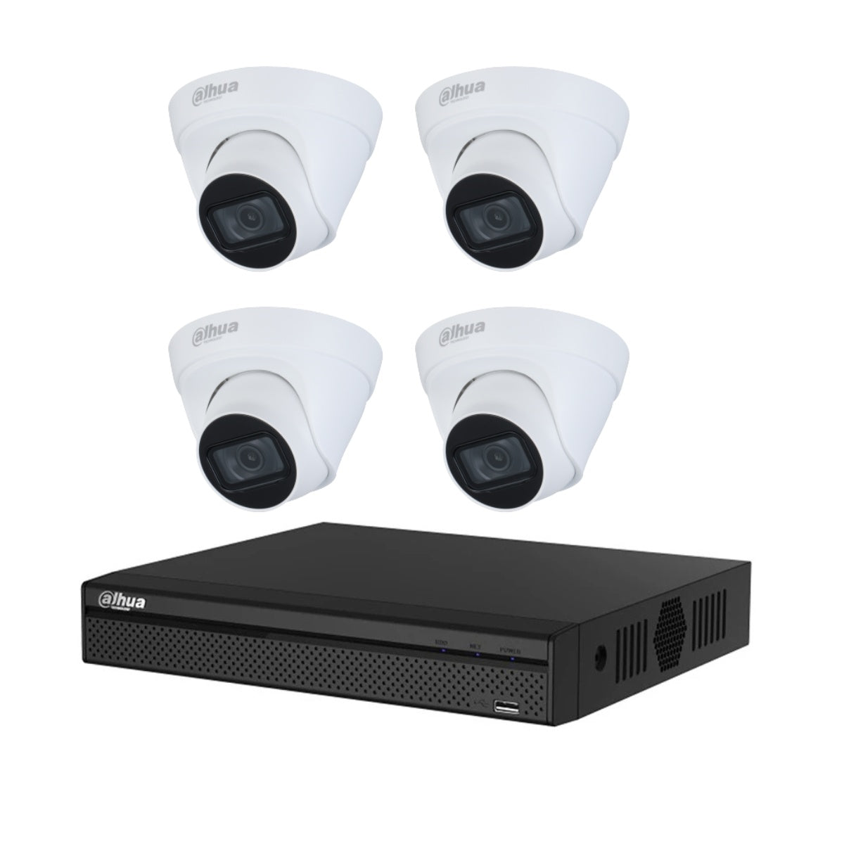 Dahua Kit Camaras 4Ch NVR Seguridad DH-KIT/NVR1104HS-P-S3