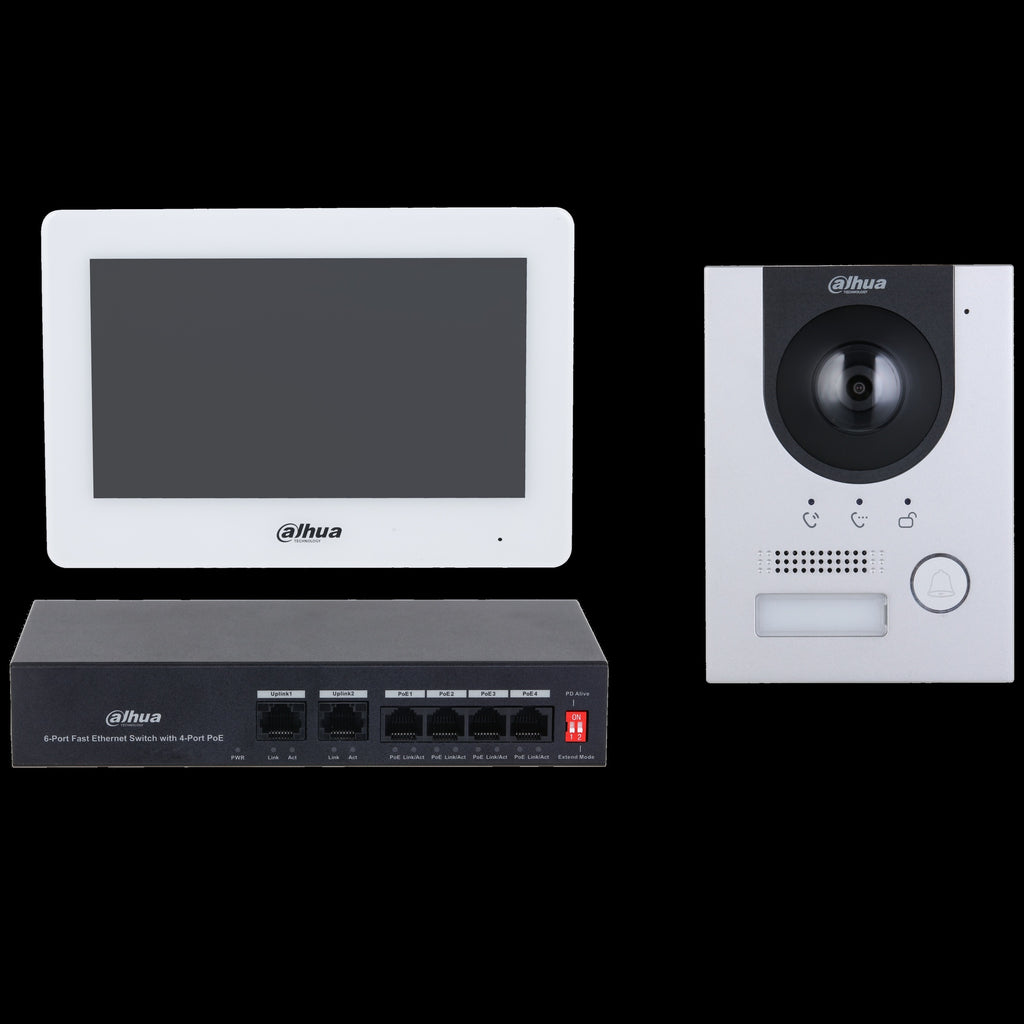 Dahua Kit Videoportero IP Wi-Fi DHI-KTP04(S) - Seguridad