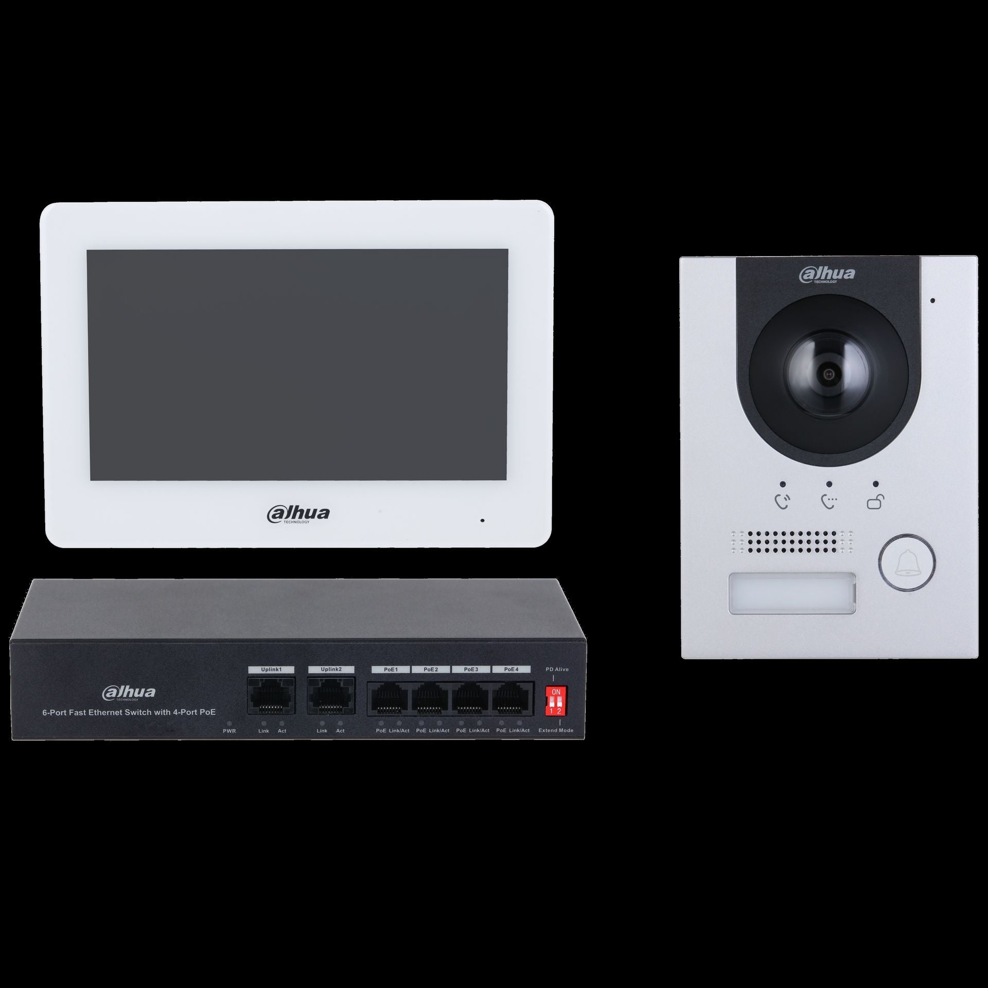 Dahua kit videoportero IP wi-fi DHI-KTP04 s seguridad Imagen secundaria del producto