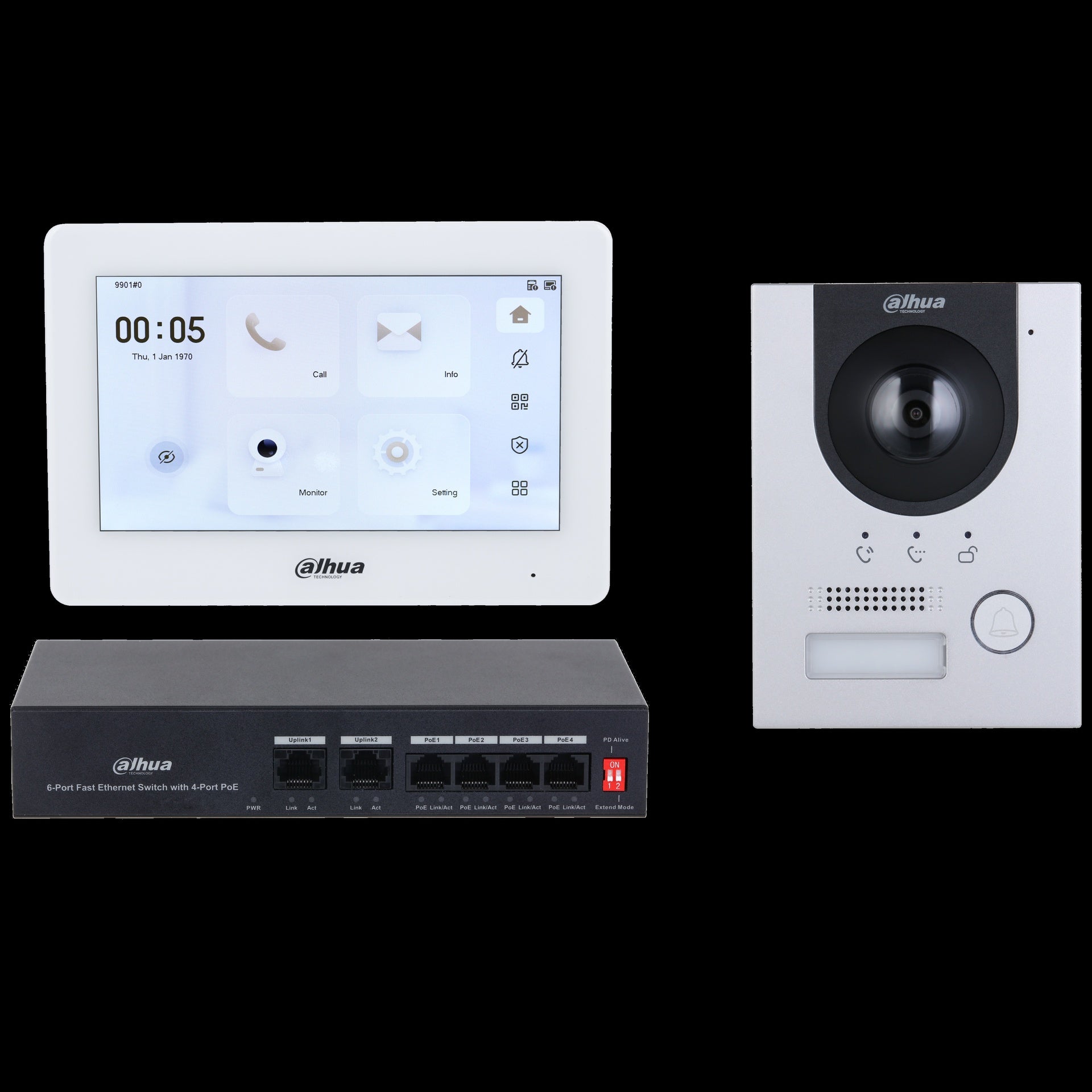 Kit Dahua videoportero IP wi-fi DHI-KTP04 s seguridad Imagen secundaria del producto