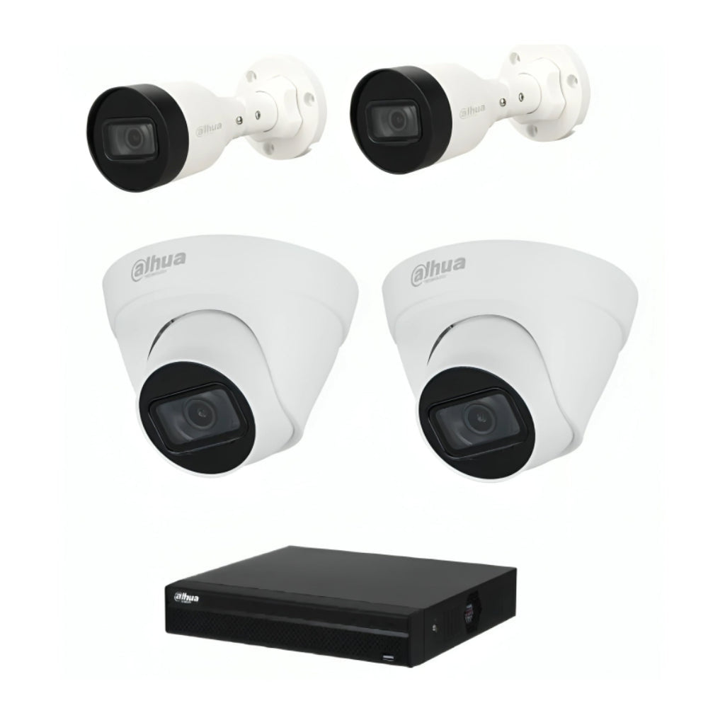 Dahua kit camaras 4CH NVR 1.0.01.04.37133-0002