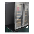 CHIQ vinera 40 botellas 4,2 PC y 2 zonas enfriamiento independientes CQRW40Y1AMD1B7V