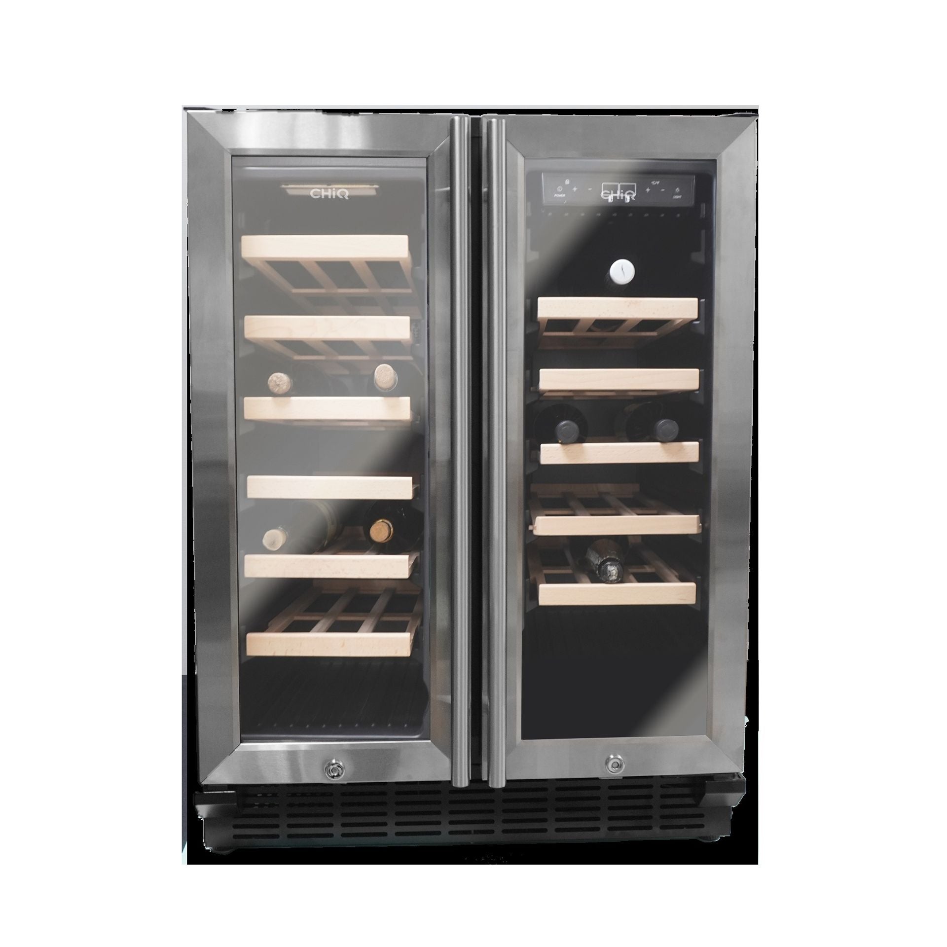 CHIQ vinera 40 botellas 4,2 PC y 2 zonas enfriamiento independientes CQRW40Y1AMD1B7V