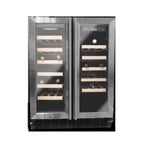 CHIQ vinera 40 botellas 4,2 PC y 2 zonas enfriamiento independientes CQRW40Y1AMD1B7V