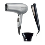 Remington Combo Secador Y Plancha Titanium S4A500-D3019-F