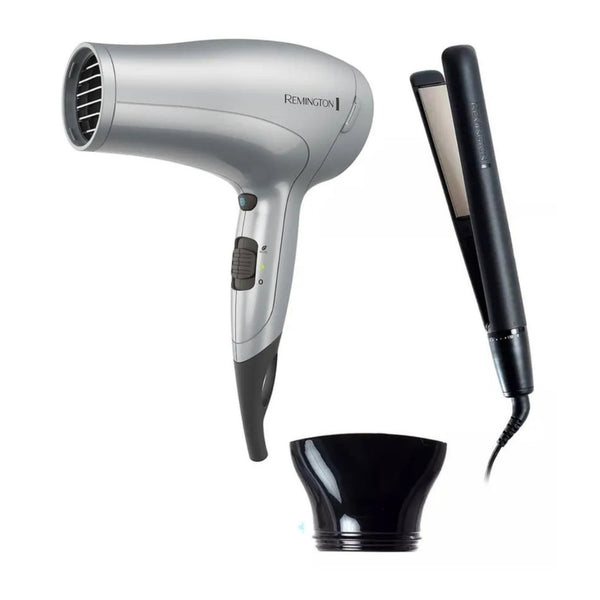 Remington Combo Secador Y Plancha Titanium S4A500-D3019-F