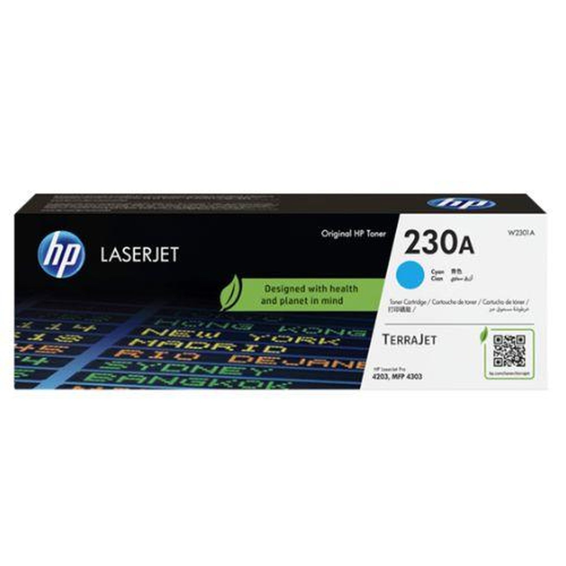 HP toner cian 230A  1800pgs W2301A
