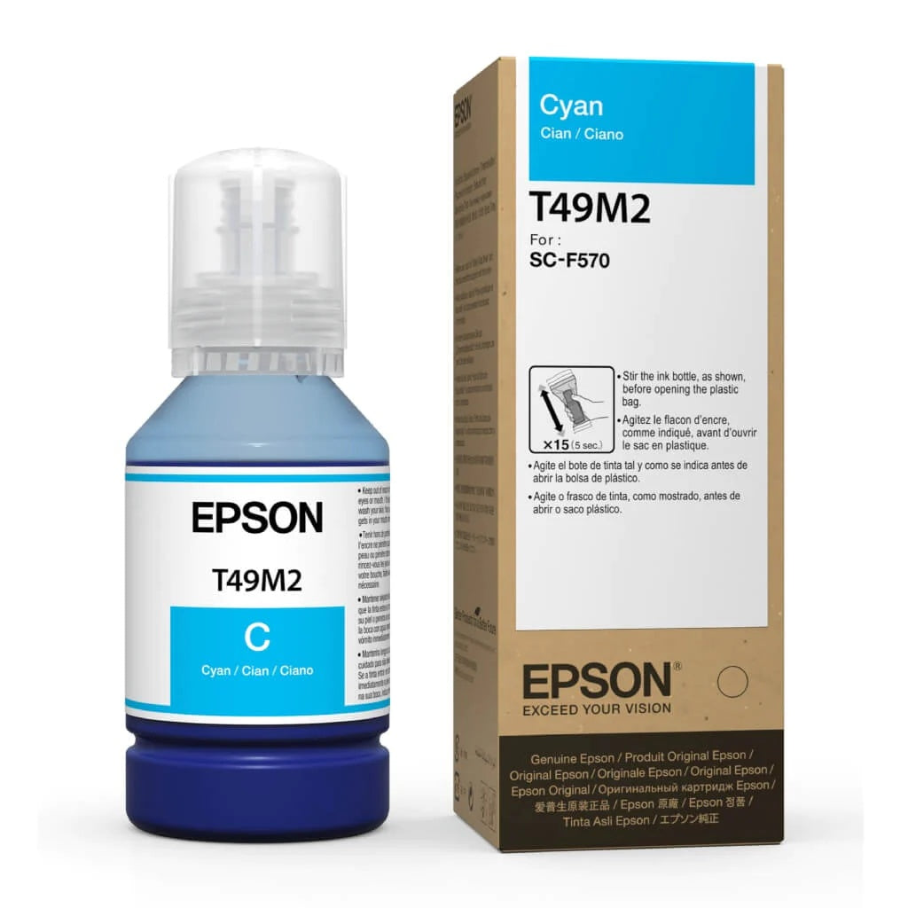 Epson botella tinta T49M cyan 140 ml T49M220