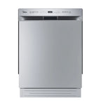 Midea lavaplatos empotrable 14 servicios color silver MDWPS1401KSS