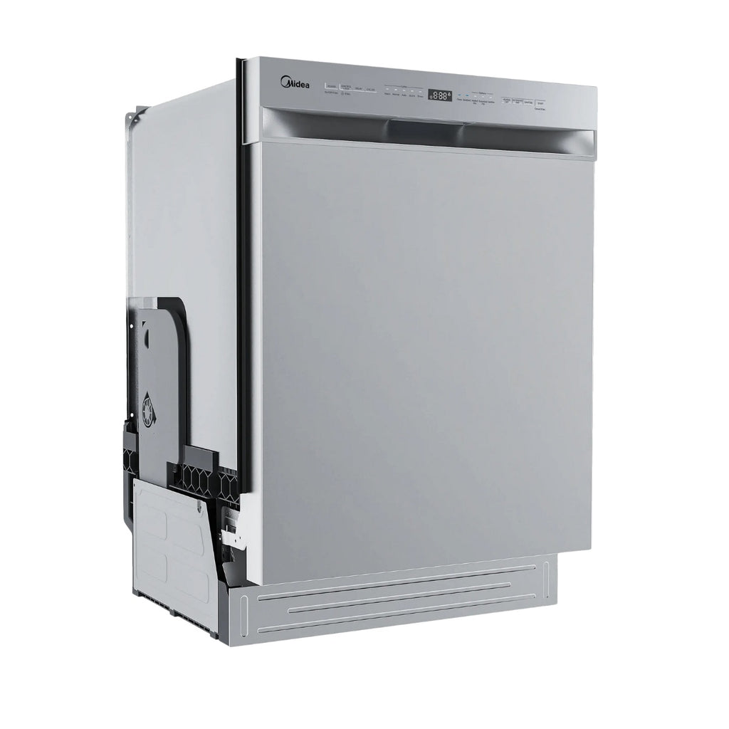 Midea lavaplatos empotrable 14 servicios color silver MDWPS1401KSS