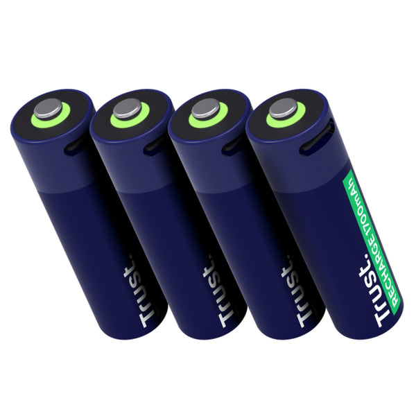 Trust pilas AA recargables en USB-C 4 pack -  25631