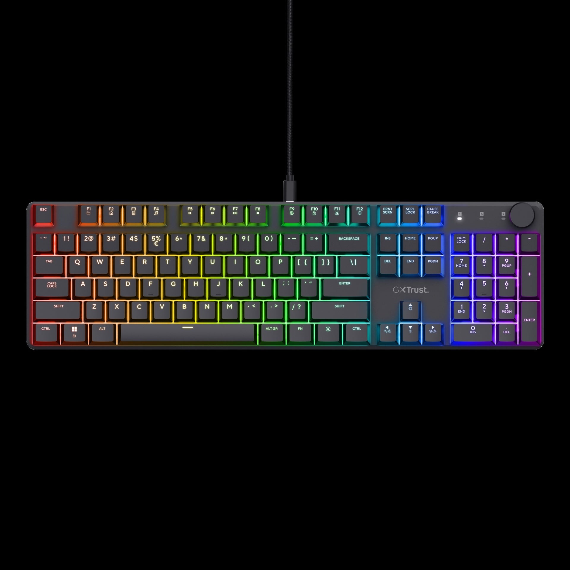 Trust teclado GXT 866 torix premium mecanico gaming US - 24910