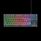 Trust Teclado Mouse y Almohadilla Gamer Color Negro en Español - 25227