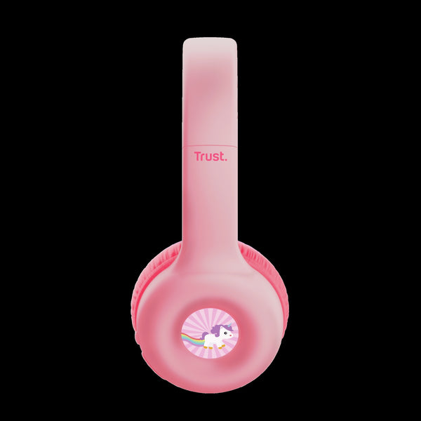 Trust Audifonos Infantil Wireless Color Rosado Personalizable - 25274