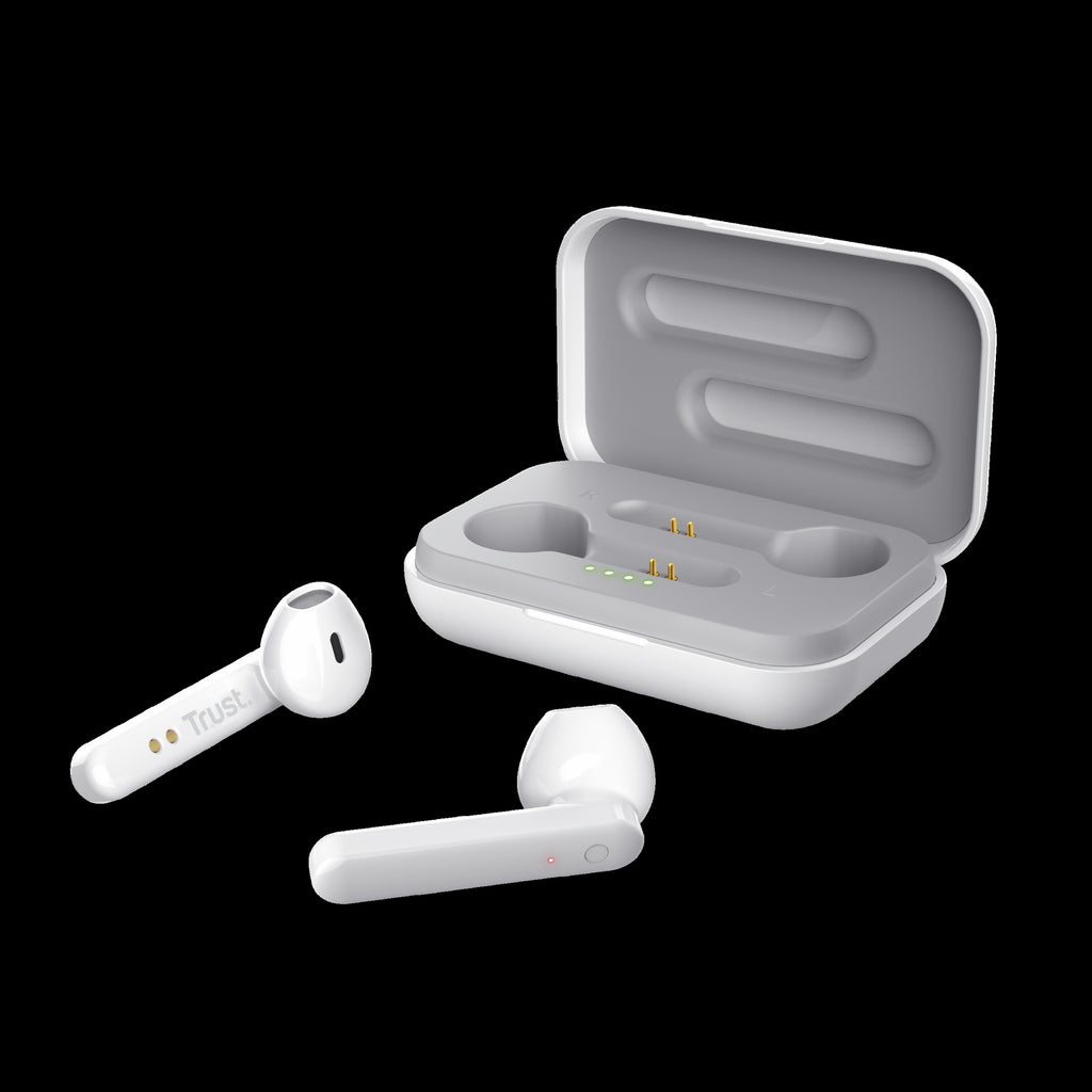 Trust Audifonos Bluetooth Wireless Color Blanco C/controles Tactiles - 23783