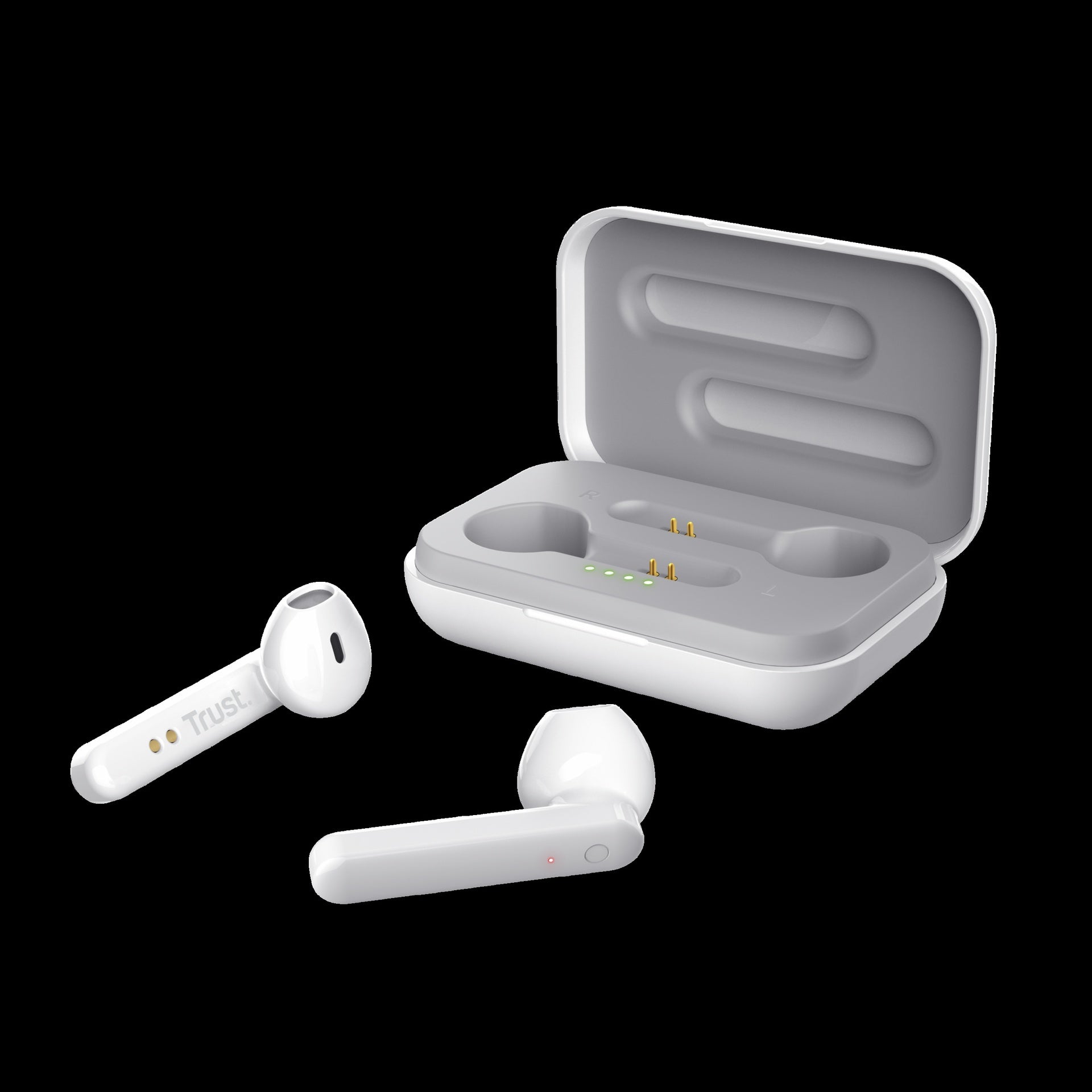 Trust Audifonos Bluetooth Wireless Color Blanco C/controles Tactiles - 23783