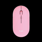 Trust Mouse Recargable Inalambrico Silencioso Color Rosa con - 24125