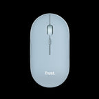 Trust Mouse Recargable Inalambrico Silencioso Color Azul - 24126