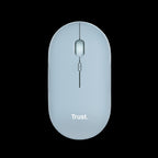 Trust Mouse Recargable Inalambrico Silencioso Color Azul - 24126