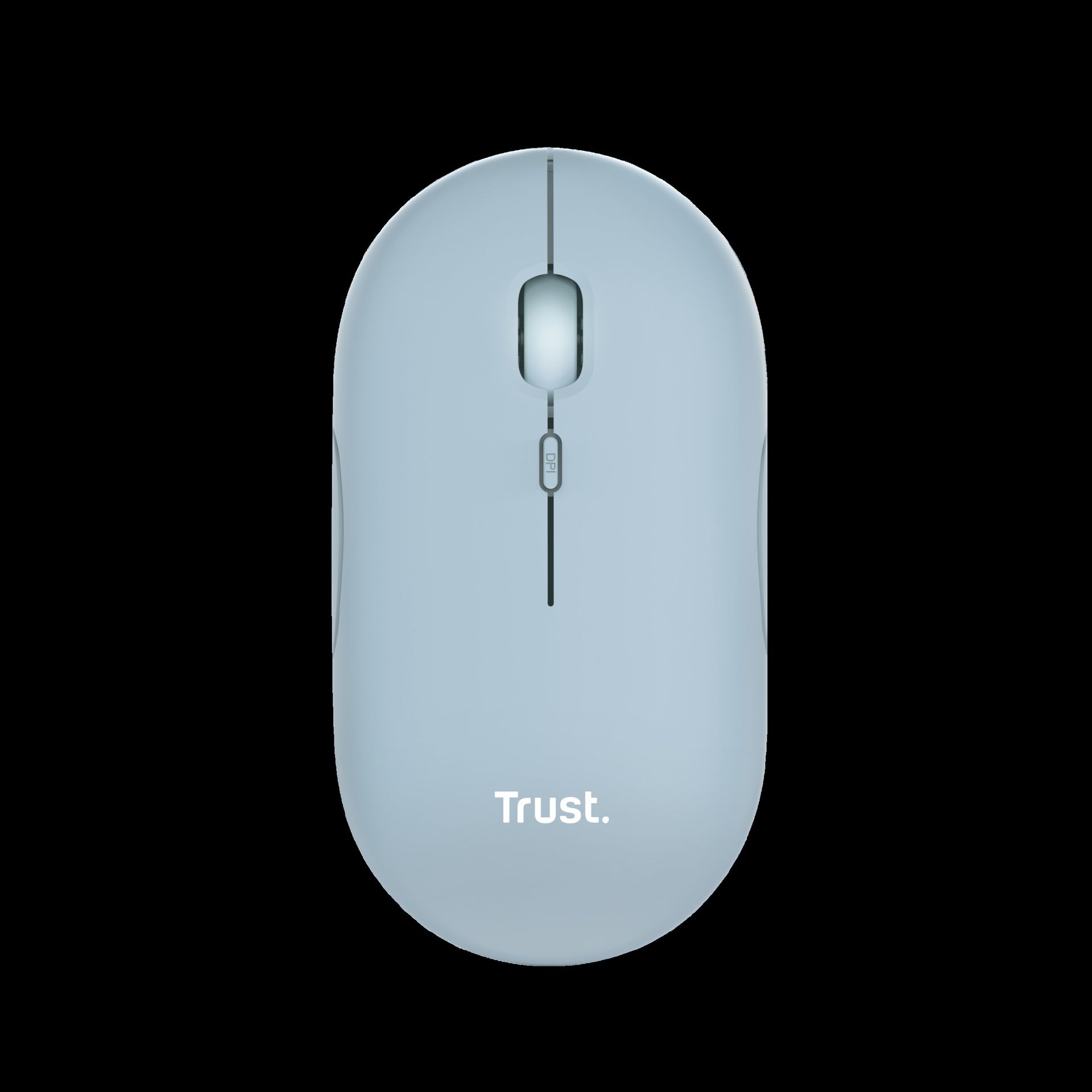 Trust Mouse Recargable Inalambrico Silencioso Color Azul - 24126