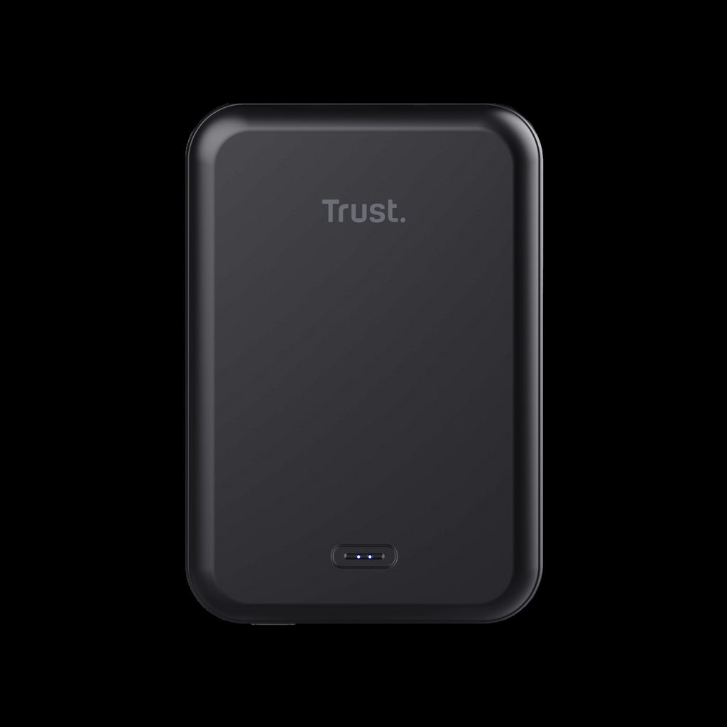 Trust Banco de Energia Inalambrico 5000 Mah Color Negro Batería Magnética Iphone 12 Superior - 24877