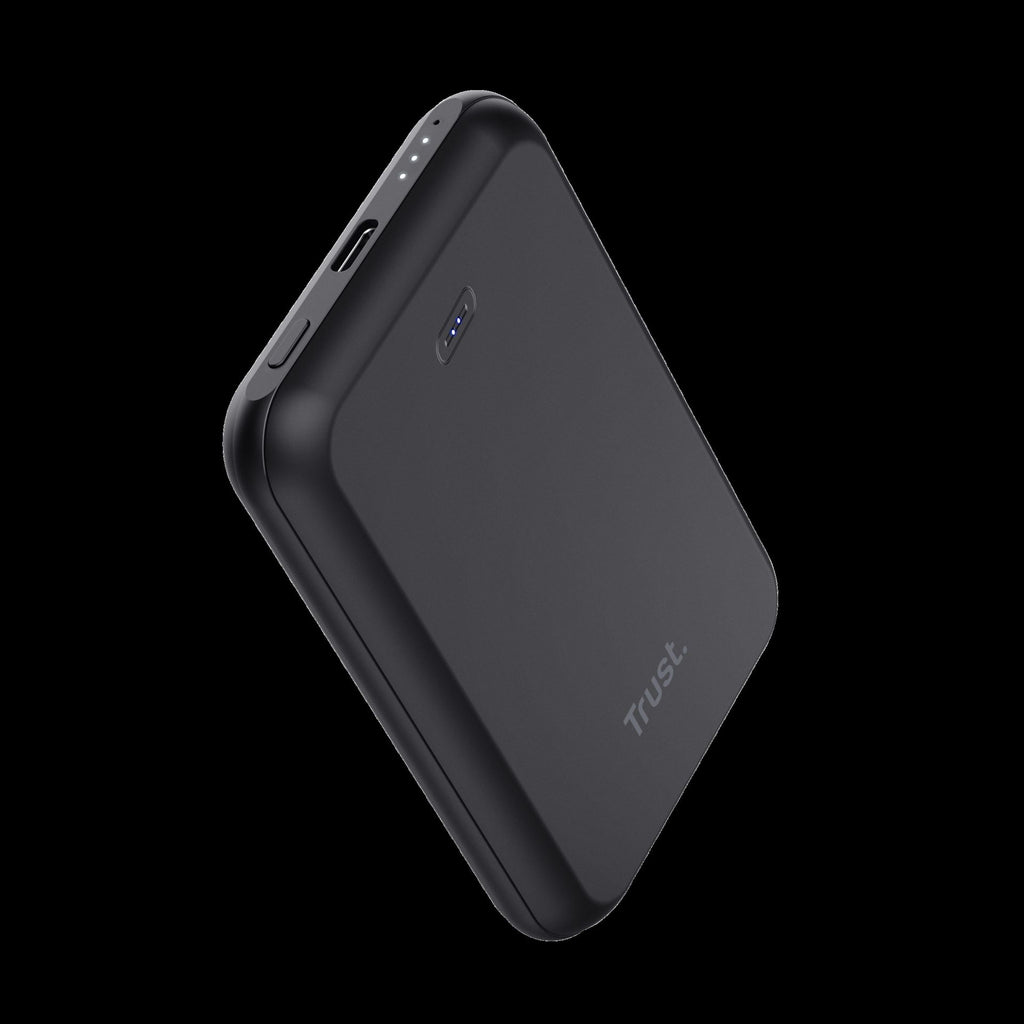 Trust Banco de Energia Inalambrico 5000 Mah Color Negro Batería Magnética Iphone 12 Superior - 24877