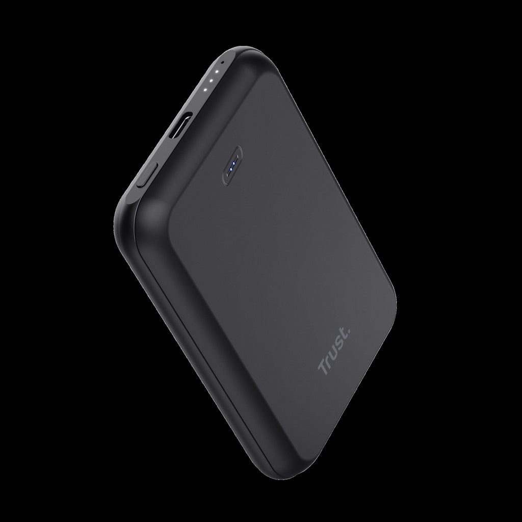 Trust Banco de Energia Inalambrico 5000 Mah Color Negro Batería Magnética Iphone 12 Superior - 24877